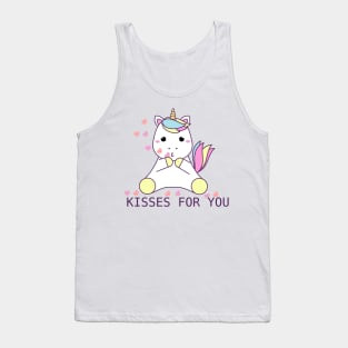 Baby unicorn - kisses for you Tank Top